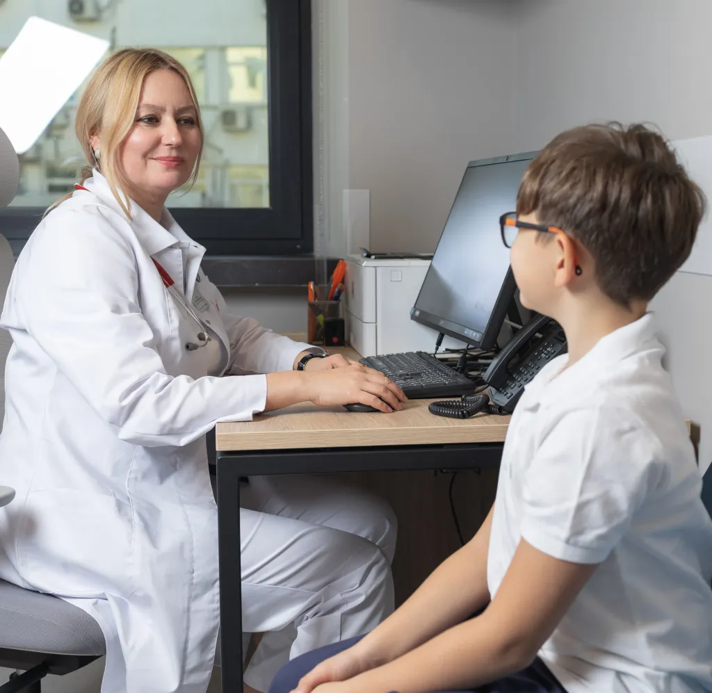 Consultation with a pediatrician