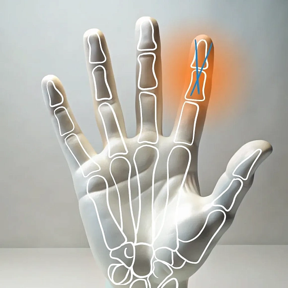 Arthrodesis of the joints of the fingers of the hand